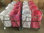 AG-SS019 2 کیسه های کتانی بیمارستان اتاق های پاکیزگی بیمار استفاده می شود واگن برقی مورد استفاده قرار می گیرد
